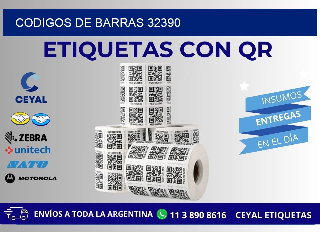 CODIGOS DE BARRAS 32390