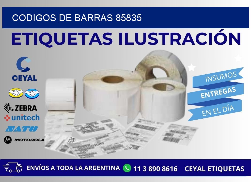 CODIGOS DE BARRAS 85835