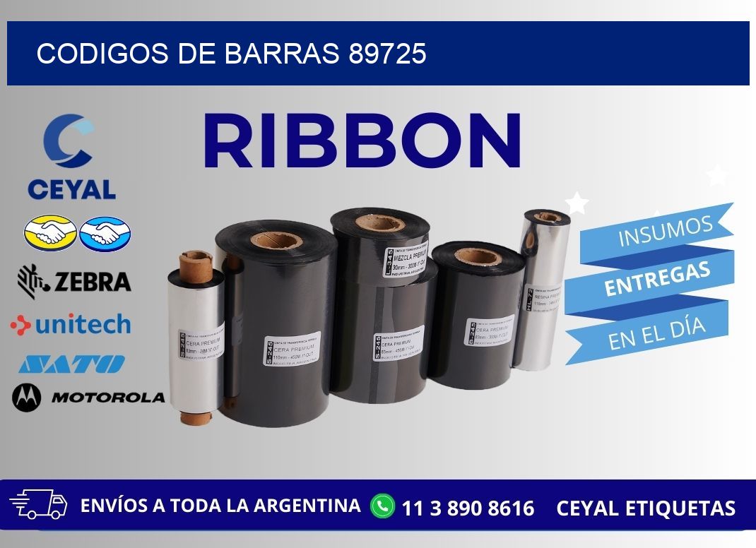 CODIGOS DE BARRAS 89725